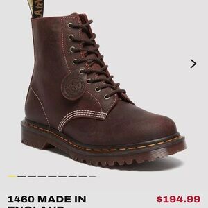 Dr. Martens 1460 Burgundy Leather Boots